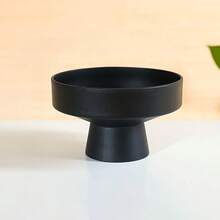 1pc Modern Minimalist Black Planter, Wide Shallow Base With High Leg Design Plant Container, Succulent Plant Pot With Stand, Modern Wide Shallow High Leg Base Plant Container, High Rack Design Promotes Air Circulation - Plant Pot - View 10
