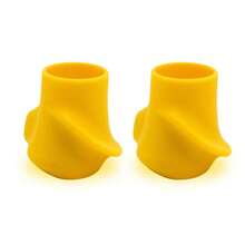 2pcs Tennis Racket Grip Posture Corrector Shock Absorbing Sleeve, Silicone Anti-Slip Handle Cover, Swing Posture Correction Pad, Suitable For Beginner Tennis Training Accessories - Multicolor - View 8