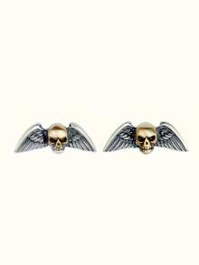 1 Pair Vintage Stud Earrings, Women's Party Jewelry, Halloween Gift - 1# - View 6