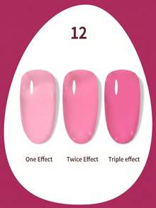 Hassleless 1pc 0.5oz (15ml) Translucent Nude Pink Gel Nail Polish - Use LED Nail Gel, Create Long-Lasting Nails In Minutes, Suitable For All Seasons - Multicolor - View 21