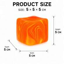2026 New Need Oh Nice Flowing Ice Cube Maltose Stress Relief Ice Cube Cube Maltose - Birthday Gift - Christmas Gift - Perfect Gift - Gift - Collection Display - Enthusiast Collection - Squeeze - Multicolor - View 15