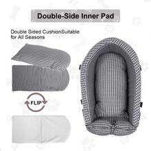 Dog Car Seat - Pet Carrier, Durable Fabric, Adjustable Straps, Comfortable Interior, Suitable For Long Trips, Essential For Dog Safety Travel, Fits Small To Medium Dogs, Cats, And Other Pets - Black and White - View 4