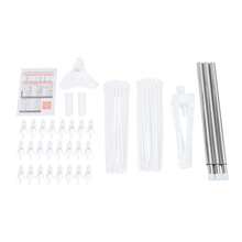 Étendoir pliable, étendoir à trois niveaux, étendoir rotatif, blanc - / - Voir 8