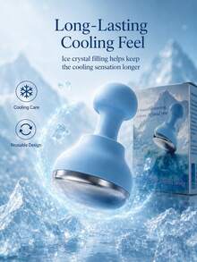 Reusable Ice Facial Cooling Massage Tool, De-Puffing Face Ice Roller, Ice Cube Mold Beauty Tool, Cold Therapy Facial Care Accessory, Portable Cooling Massage Tool, Suitable For Women, Home SPA Daily, Travel Use, Back To School And Vacation Essential - Multicolor - View 5