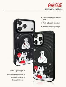 Coca-Cola The Phone Case With Wireless Charging Function Is Full Of Vitality And Passion. It Is Made Of Lightweight Materials And Has Anti Scratch, Anti Drop, And Anti Slip Design To Protect Your Hand In A Cartoon Anime Style. The Case Is Compatible With Apple 17 17Air 17Pro 17ProMax 11,12,13,15,16 Pro,16ProMax,14Plus,15Plus,16Plus,15Pro,16PLUS,XR. Suitable For Gifting To Friends And Family - Black - View 7