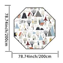 Hexagonal Geometric Pattern Portable Picnic Mat - Multicolor - View 6