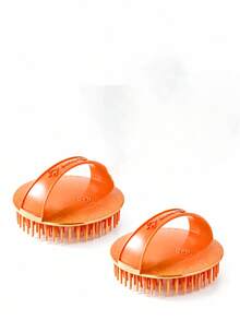 2/4 Peças Escova de Massagem de Couro Cabeludo de Silicone, Escova de Limpeza de Couro Cabeludo para Lavar Cabelo, Escova de Massagem de Couro Cabeludo com Cerdas Macias, Escova de Limpeza Profunda de Cabelo, Escova de Shampoo para Banho, Remove Óleo e Caspa, Cria Espuma Rica, Ferramenta de Cuidados com o Cabelo, Adequada para Homens e Mulheres - Visão 10