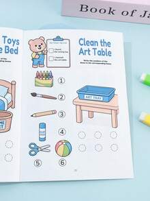 Buku Latihan Sortir Logika Menyenangkan untuk Anak-Anak, Buku Kerja Pengenalan dan Menulis Benda Sehari-hari, Perlengkapan Belajar Kembali ke Sekolah, Buku Catatan Hadiah Kelas untuk Guru - MultiWarna - View 11
