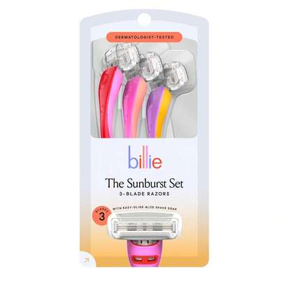 Maquinillas de afeitar desechables Billie para mujeres - El set Sunburst