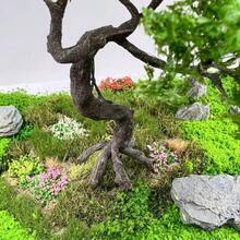 Miniature Model Tree 5/7/10cm Artificial Tree Artificial Plant Wire Trunk Plastic Powder Tree Suitable For DIY Crafts, Train Track Decoration, Architectural Model Display, Desktop Bonsai, Handmade Decor, Miniature Landscape Decoration, Garden Home Room Decoration - Green - View 5