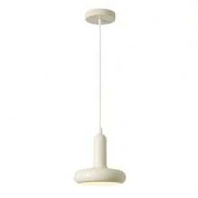 1PC Vintage Cream Style Ceramic Texture Pendant Light, E27 Socket Minimalist Creative UFO Shape, Dining Room Bar Counter Entryway Bedroom Single Head Decorative Pendant Light (Bulb Not Included) - White - View 5