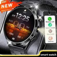 Latest Fashion Tech Design Business Sports Smartwatch With 1.50-Inch Large Screen, LED Spotlight, 250mAh Battery, Full Touchscreen, Round Face, Wireless Calling, Answer/Reject Calls, Call Reminder, Message Notification, Pedometer, Wireless Music, Multiple Sports Modes, Suitable For Men And Women, Birthday Gift For Couples, Elders, Friends, Classmates - View 1