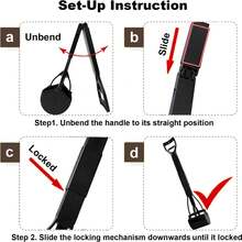 Pet Poop Scoop Clip-Style Dog Waste Picker, Heavy Duty Long Handle Pet Feces Picker, Suitable For Dogs, Puppies, Cats, Pet Cleaning Tool, Durable Dog Poop Grabber, Easy To Clean, Outdoor Pet Poop Scoop, Dog Walking Gear - View 4