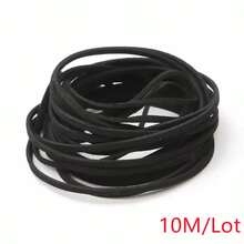 WGRXIRANYKM 5/10/20M Korean Velvet Leather Cord Double-Sided Velvet DIY Handmade Jewelry Accessories Woven Bracelet Necklace Rope - Korean Wool Yarn - View 30
