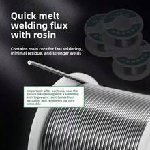 Stainless Steel Welding Wire For Repair And Soldering, Household Welding Wire, Suitable For Copper, Iron, Nickel, Zinc Batteries, Electric Soldering Iron, Lighter, New Type Welding Wire - Diameter 1.0mm, 20g - View 2