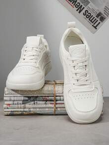 Men's Casual Sneakers, Summer Fashion Versatile White Shoes, Sports Shoes - White - View 2