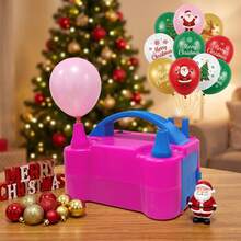 AOYI Electric Balloon Inflator, Dual Nozzle, Portable Lightweight Pump, Fast And Convenient Balloon Inflator, Suitable For Parties, Weddings, Birthdays, Celebrations - US A Type Plug(110-127V) - View 2
