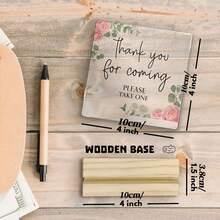 2D Acrylic, Wedding Decor, Thank You For Coming, Bridal Shower Welcome Sign, Please Take One Sign, Wedding Acrylic Sign, Wedding Acrylic Plaque Sign With Wooden Stand For Wedding Reception Decor - A - View 7