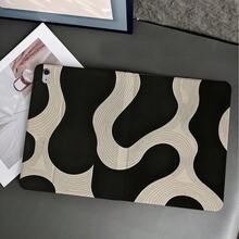 波浪漣漪抽象線條藝術圖案保護殼－極簡主義者與現代風格追求者的理想選擇。此保護殼採用翻蓋設計並附有筆槽，兼容 iPad/Galaxy Tab S10+/S9/A9，配備自動休眠/喚醒功能，亦兼容小米 5/5 Pro/6/6 Pro/7/7 Pro。 - 彩色 - 查看 2