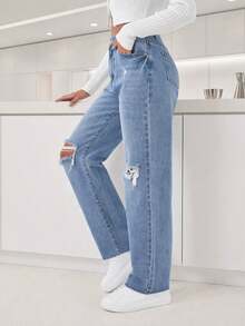 Women Jeans - Blue - View 3