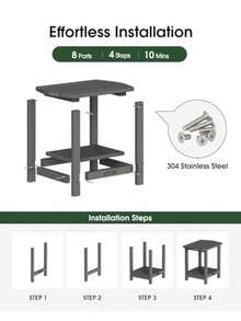 Outdoor Coffee Tables - Multicolor - View 7