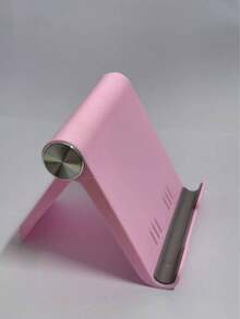 1pc Premium ABS Desktop Phone Stand - Compact, Portable, Foldable, Non-Slip And Durable. Minimalist Aesthetic Design With 8 Fashionable Soft Solid Color Options; Features Stable Triangular Unfolding Structure, Polished Metal Rotating Knob And Anti-Scratch Soft Silicone Pad; Supports 0-120° Angle Adjustment, Effectively Relieves Neck Fatigue, Frees Hands, Stable And Shake-Free. - Rotating Version - View 15