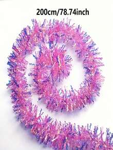 1pc 200cm Raindrop Glitter Edge Valentine's Day Wedding Gold Lace Baking Decoration Birthday Holiday Glitter Ribbon - Multicolor - View 9