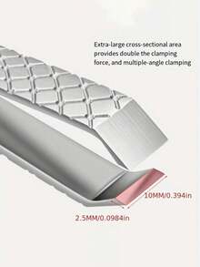 10mm Wide Stainless Steel Epilator And Hair Removal Device - Ergonomic Handle, Suitable For Men And Women With Large Opening, Multi-Functional For Face And Body (Bikini Line, Eyebrows, Beard, Chin, Upper Lip) - Durable And Hygienic Design, Suitable For White Hair And Facial Hair, Multi-Functional Beauty Tool With High-Precision Tweezer Mechanism - View 3