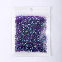 YONGNING 多色透明 AB 樹脂非熱熔水鑽 3-5mm 平底塑料水晶 DIY 裝飾套組 - 4mm 2100pcs - 查看 22