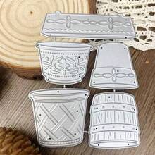 3D Card Cutting Die Flower Birthday Waterfall Flap Shutters Card Embossing Metal Dies Cut For DIY Scrapbooking Album Decorative Paper Crafting Card Making - MC1492 - View 1