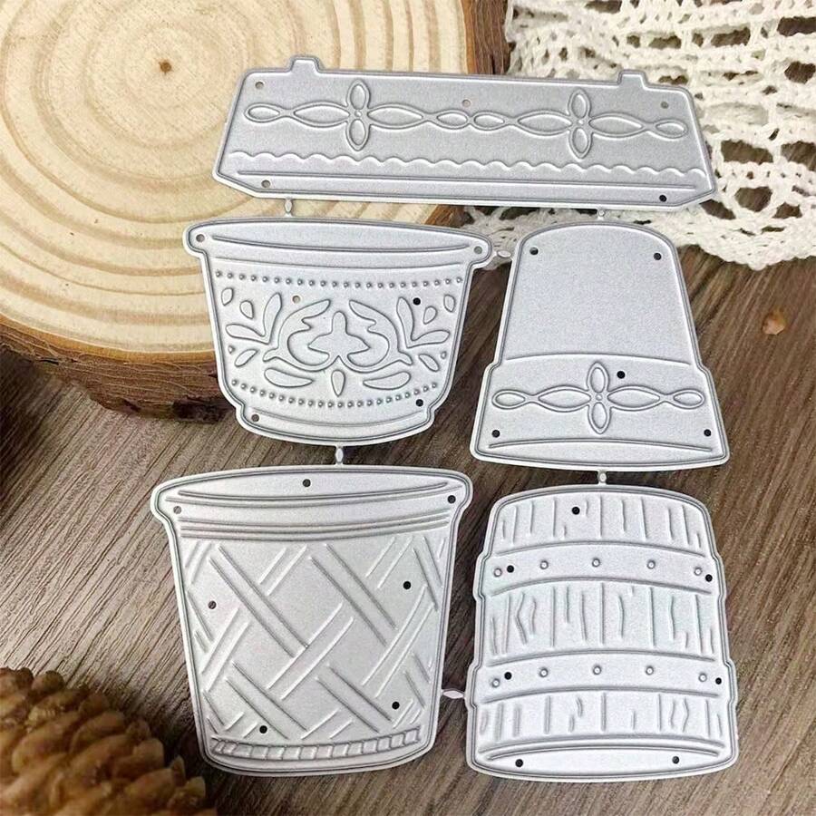 3D Card Cutting Die Flower Birthday Waterfall Flap Shutters Card Embossing Metal Dies Cut For DIY Scrapbooking Album Decorative Paper Crafting Card Making - MC1492 - View 1