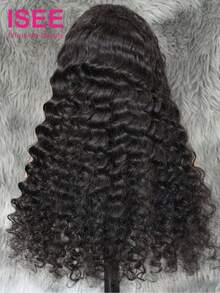 ISEE Hair Loose Deep Wave Wear And Go Glueless Wig Pre-Bleached 7x5 Lace Closure 8-30 Inch 180% Density Virgin Human Hair Natural Color Pre-Cut Natural Hairline Easy Install Wigs For Women Everyday Wear - SNatural - View 5