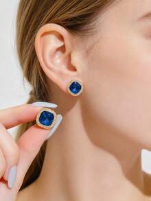 1 Pair Of Fashionable Personalities Exquisite And Elegant Earrings Suitable For Women's Daily Commuting ﻿ ﻿ ﻿ - Pink - View 3