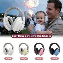 1pc Square Baby Noise Cancelling Ear Protection Headphones, Suitable For 3 Months To 3 Years Old - Multicolor - View 1