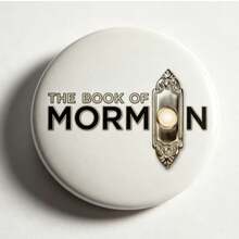 1pc The Book Of Mormon Musical Pattern Pin Badge, Musical Button Brooch, Suitable For Clothing, Bags, Backpacks, Gift For Music Lovers - A - View 1