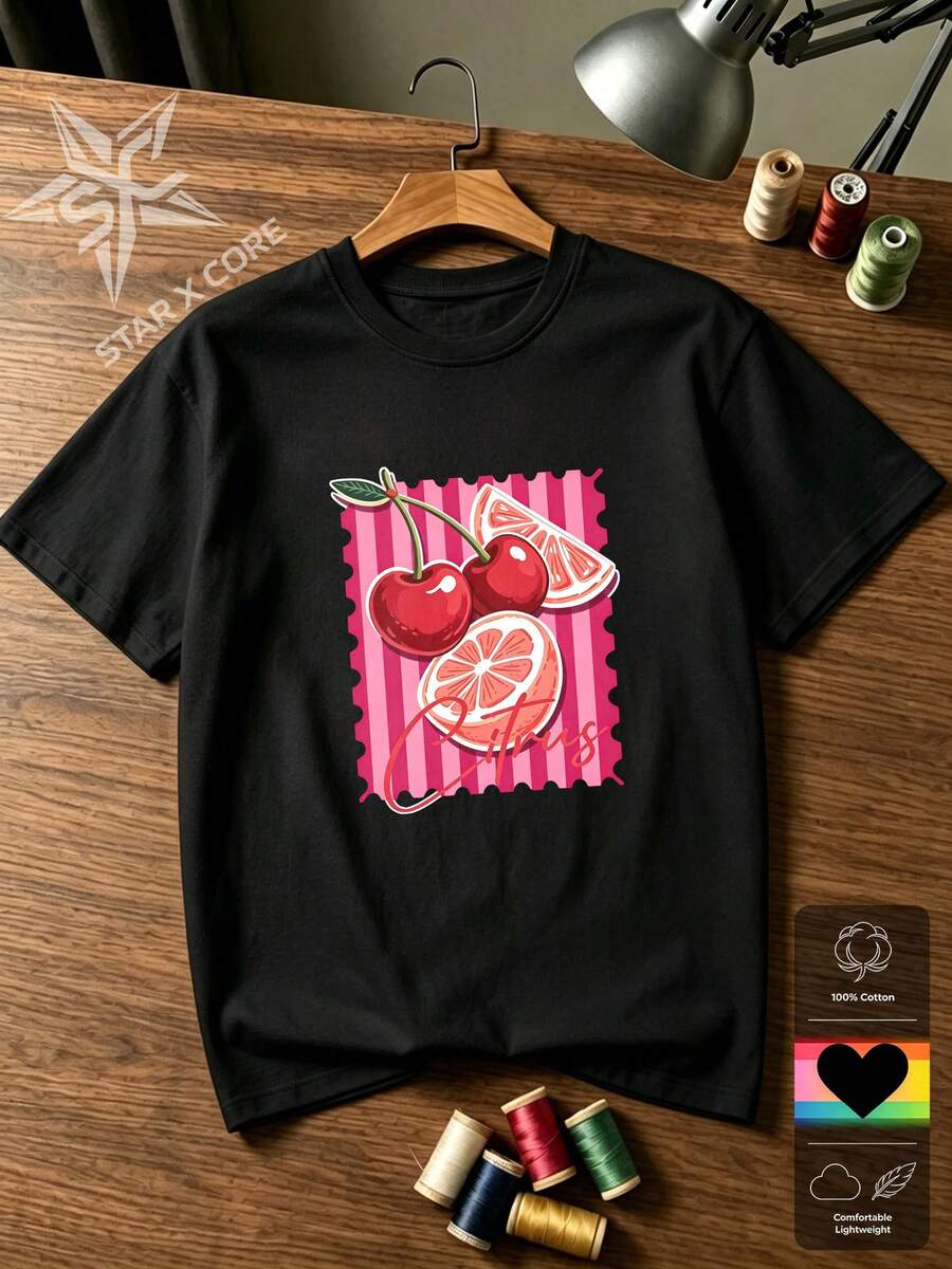 Women T-Shirts - 黑色 - 查看 1