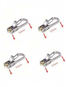 4/2/1pc Rope Tensioner Set With Roller, Includes Heavy-Duty Telescopic Buckle And Matching Rope, Or Convenient Secure Binding Rope Tensioning Tool With Lock, Suitable For Camping, Boating And Outdoor Activities - A - View 16