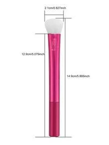 Real Techniques Limited Edition Vivid Escape 421 Color Pop Blush Brush, Plush Domed Shape Picks Up And Sweeps Formula Onto The Cheeks, Cruelty-Free & Vegan - Rose Red - View 6