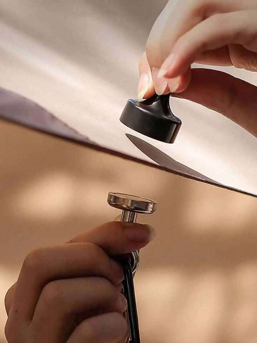 5件/1件 戶外海灘必備 強力磁吸可拆卸帳篷掛鉤 露營派對用品 遮陽帳篷固定夾 - 多色 - 查看 1