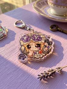 1Pc/11Pcs Idv Identity V Keychain , Cartoon Game Pendants For Backpack Decoration, Great Accessory & Gift For Gamers & Anime Fans. - Multicolor - View 12