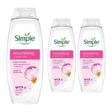 Simple Kind To Skin Nourishing Shower Gel 3x675ml - Sandalwood - View 9