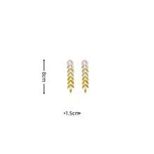 1 Pair Of Fashionable Personalities Long Style Temperament Earrings Suitable For Women's Daily Commuting ﻿ ﻿ - Purple - View 5