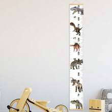Decorative Cartoon Dinosaur Baby Height Chart Sticker, Portable Removable Height Ruler, No Nails, No Wall Damage, No Residue - Multicolor - View 5
