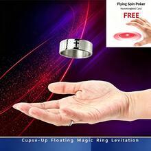 Floating Ring (Includes Spinning Playing Cards) (Random Ring Color) - Multicolor - View 2