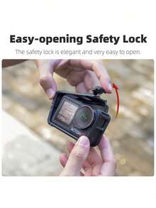 D/J/I Osmo Action 5 Pro/4/3 專用防眩光遮陽罩保護殼，螢幕保護防眩光保護框，適合騎行與滑雪使用 - 查看 5