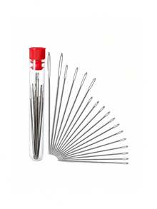 18pcs Multi-Function Large Eye Sewing Needle Set, Home Hand Sewing Needles, Large Hole Needles For Elderly Quilting, Fine Large Hole Embroidery And Cross Stitch Needles, Essential Tool Kit For Home, Outdoor Clothing Repair And DIY Crafts, Perfect Gift For Friends On Valentine's Day And Easter - / - View 12