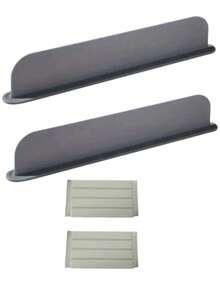 带吸盘的硅胶水槽防溅罩，厨房水槽防溅罩，放置在水槽后面，餐厅水槽防溅保护器 - 灰色 - 查看 13