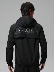 Jordan Classic Hooded Jordan Utility Men's Woven Jacket IW1901-010 - Black - View 2