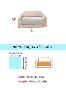 1件裝極簡純色紋理沙發靠墊，四季通用沙發座墊套，寵物友好防刮沙發保護套，可機洗居家裝飾，適用於客廳L型沙發、單人沙發、雙人沙發、三人沙發、四人沙發及組合沙發（單獨販售） - 米色 - 查看 16