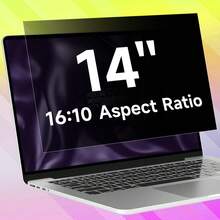 Layar Pelindung Privasi Laptop 13,3 Inci, 14 Inci, 15,6 Inci, 16 Inci, Rasio Aspek 16:9/16:10 Kompatibel dengan Lenovo HP Envy XPS, Pelindung Filter Cahaya Biru Anti Silau yang Dapat Dilepas - View 5